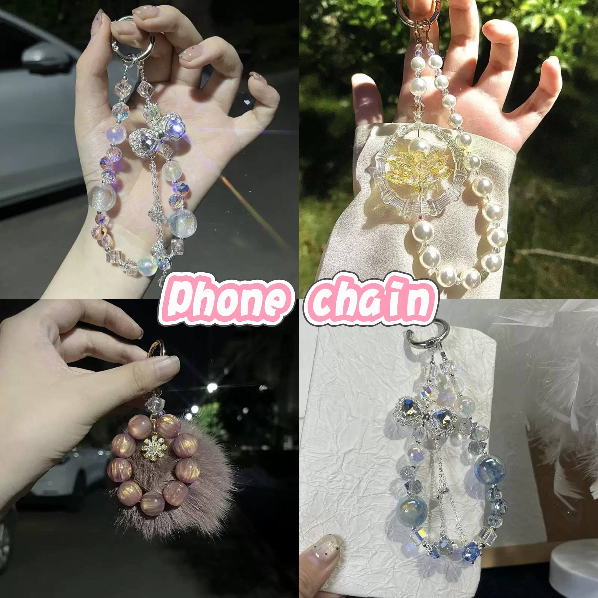 【A70】Luxury Mix Phone chain